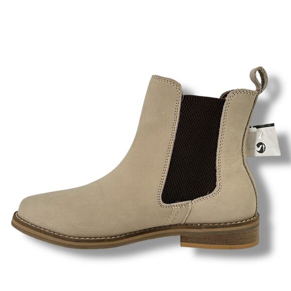 Hari Mari Leather Chelsea Boots Womens Size 6 Sand Pull On - Picture 4 of 10